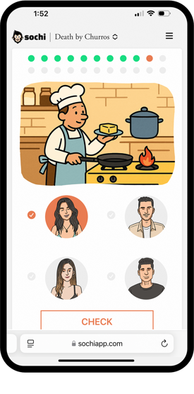 Screen shot of Sochi smart flashcards.
